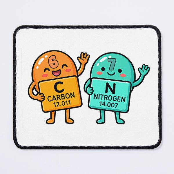 Item preview, funny 67 carbon nitrogen viral science meme designed and sold by ArtDesignTp.
