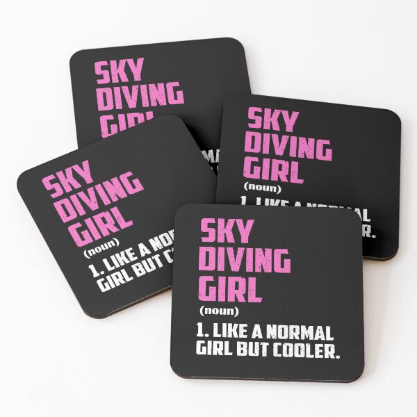 Item preview, sky diving Girl Like A Normal Girl But Cooler designed and sold by GabbyKash.