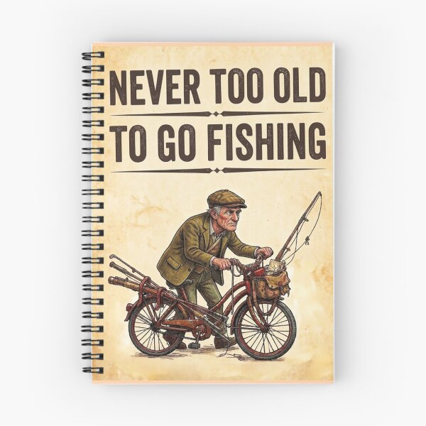 Item preview, Never too old to go fishing designed and sold by Stefanrajzer.