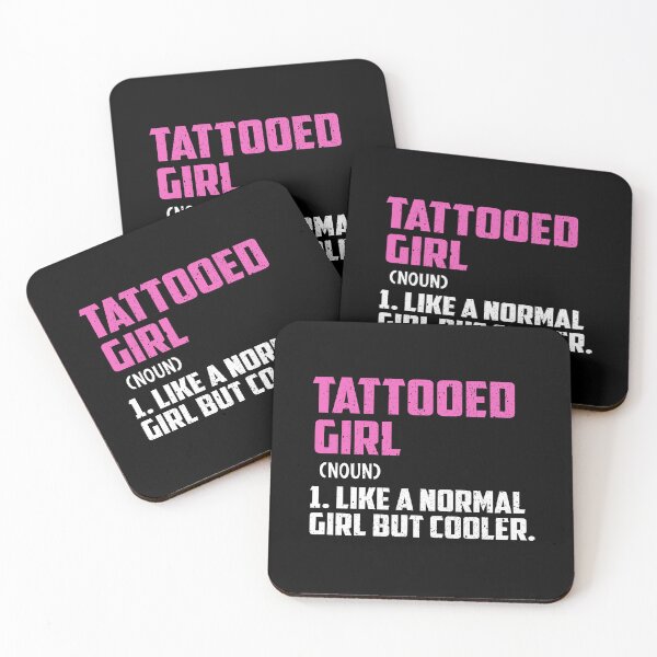 Item preview, Tattooed Girl Like A Normal Girl But Cooler designed and sold by GabbyKash.