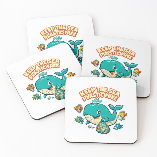 Item preview, Keep the Sea Plastic Free designed and sold by LuveraxArt.