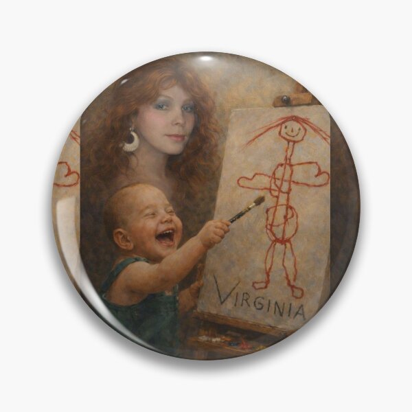 Item preview, The First Portrait of Aunt Virginia designed and sold by Art7Dimension.