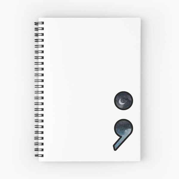 Item preview, Semicolon Project - moon and clouds designed and sold by bruise+blush.