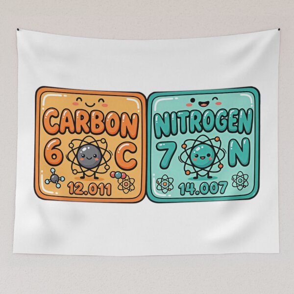 Item preview, six seven carbon nitrogen classroom humor designed and sold by ArtDesignTp.