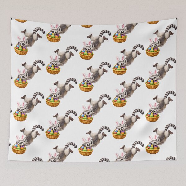 Item preview, Easter Ring-Tailed Lemur designed and sold by Sillytoe.