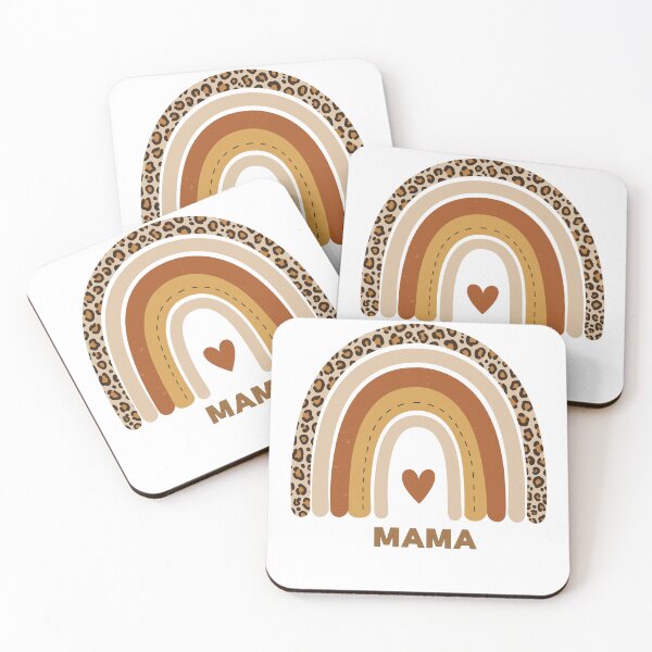 Item preview, Boho Mama Rainbow Shirt, Leopard Print Mama Design, Cute Mother’s Day Gift for Mom, Trendy Bohemian Mama Tee designed and sold by Raygunes.