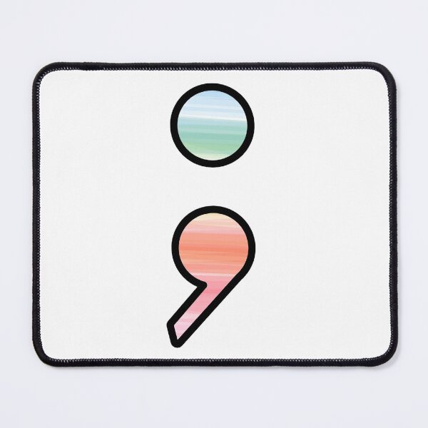 Item preview, Semicolon Project - multi watercolor2 designed and sold by bruise+blush.