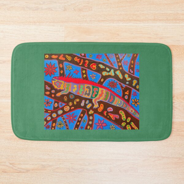 Item preview, Iguana on a Branch in Belize designed and sold by Prajna Vajrayana Art.
