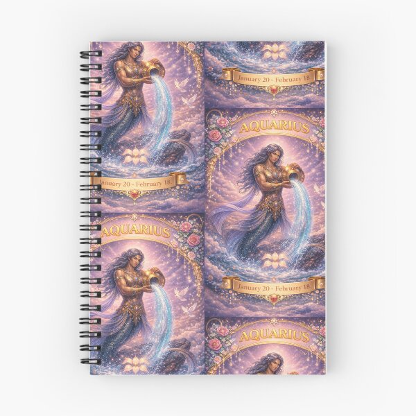 Item preview, Aquarius Zodiac Art – Celestial Water Bearer Fantasy Astrology Aesthetic – January February Birthday Gift Aquarius Season designed and sold by Bonitivity Zodiacs.