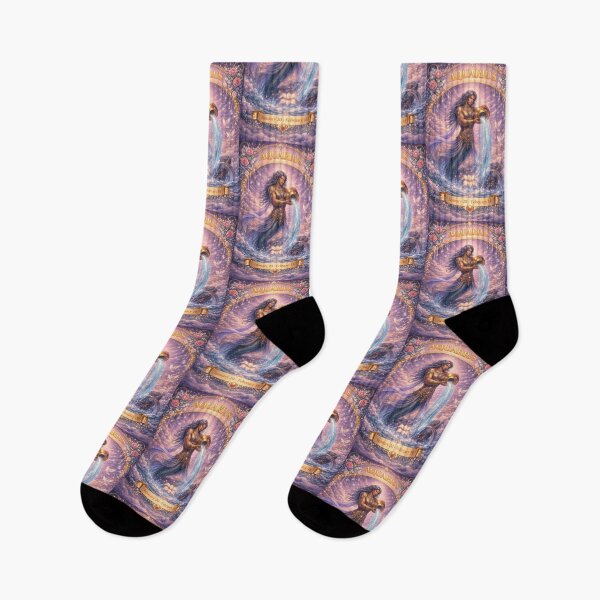 Item preview, Aquarius Zodiac Art – Celestial Water Bearer Fantasy Astrology Aesthetic – January February Birthday Gift Aquarius Season designed and sold by Bonitivity Zodiacs.