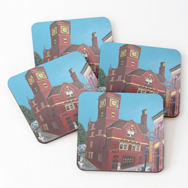 Item preview, Old Hampstead Fire station- Then & Now London Scene designed and sold by Aylmer Art, Aylmer Parade, N2 0PE.