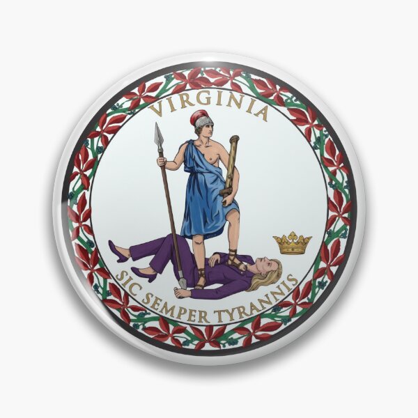 Item preview, Virginia Sic Semper Tyrannis Seal – Anti Tyranny Design designed and sold by amuseXpress.
