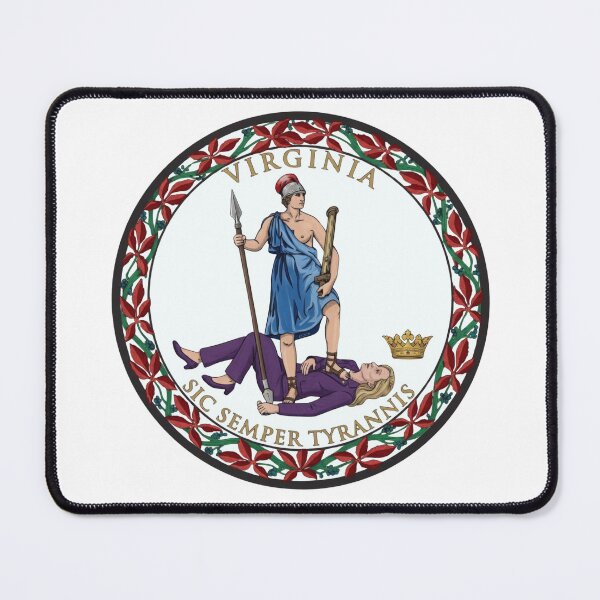 Item preview, Virginia Sic Semper Tyrannis Seal – Anti Tyranny Design designed and sold by amuseXpress.