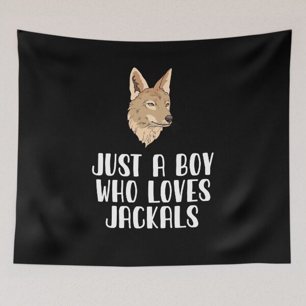 Item preview, Just A Boy Who Loves Jackals  designed and sold by CosmoKitsch.