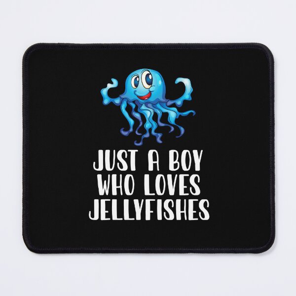 Item preview, Just A Boy Who Loves Jellyfishes designed and sold by CosmoKitsch.