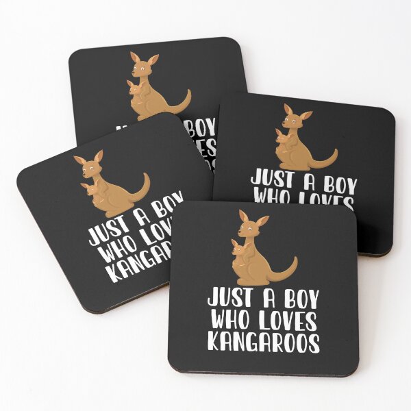 Item preview, Just A Boy Who Loves Kangaroos  designed and sold by CosmoKitsch.