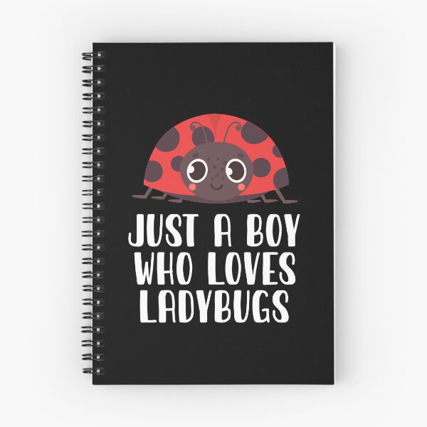 Item preview, Just A Boy Who Loves Ladybugs  designed and sold by CosmoKitsch.