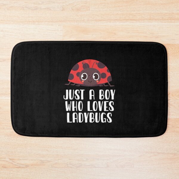 Item preview, Just A Boy Who Loves Ladybugs  designed and sold by CosmoKitsch.