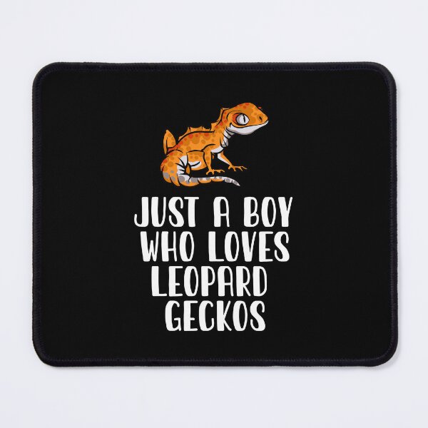Item preview, Just A Boy Who Loves Leopard Geckos designed and sold by CosmoKitsch.