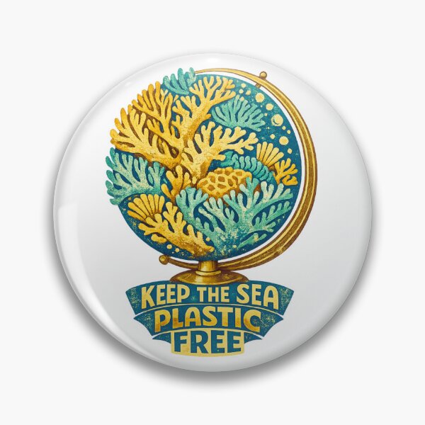 Item preview, Keep the Sea Plastic Free designed and sold by LuveraxArt.