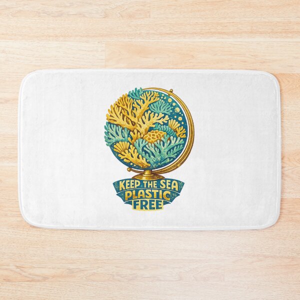 Item preview, Keep the Sea Plastic Free designed and sold by LuveraxArt.