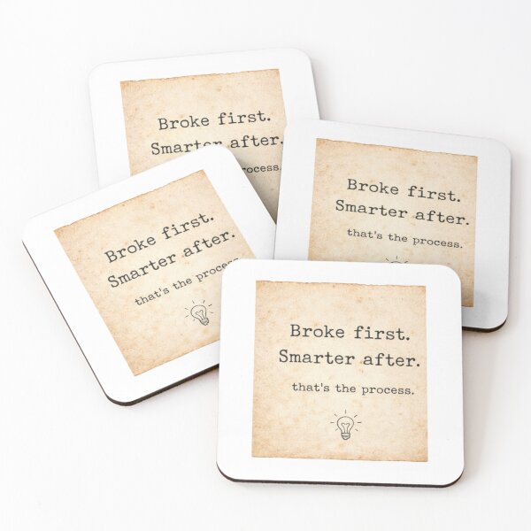 Item preview, Broke First Smarter After Quote Design designed and sold by Kupeliemre.
