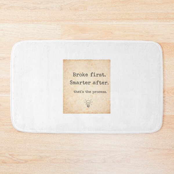 Item preview, Broke First Smarter After Quote Design designed and sold by Kupeliemre.