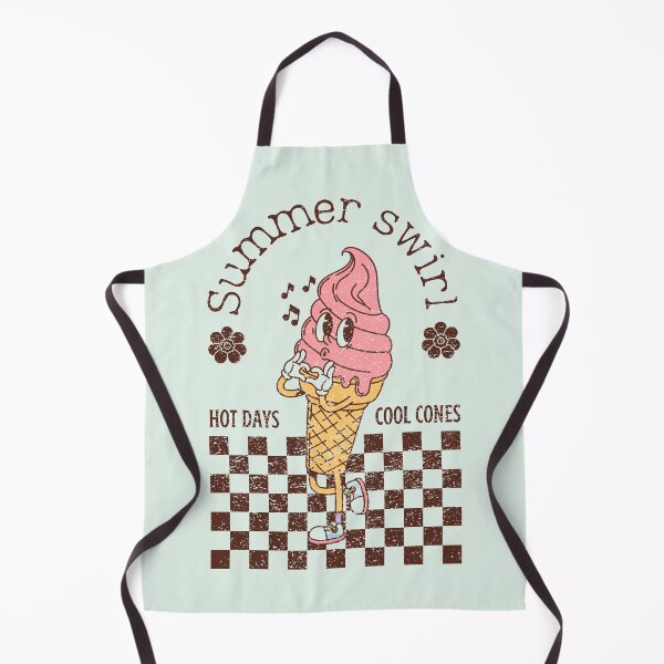 Item preview, Summer swirl whistling soft serve vintage aesthetic designed and sold by InkRiot Studios.
