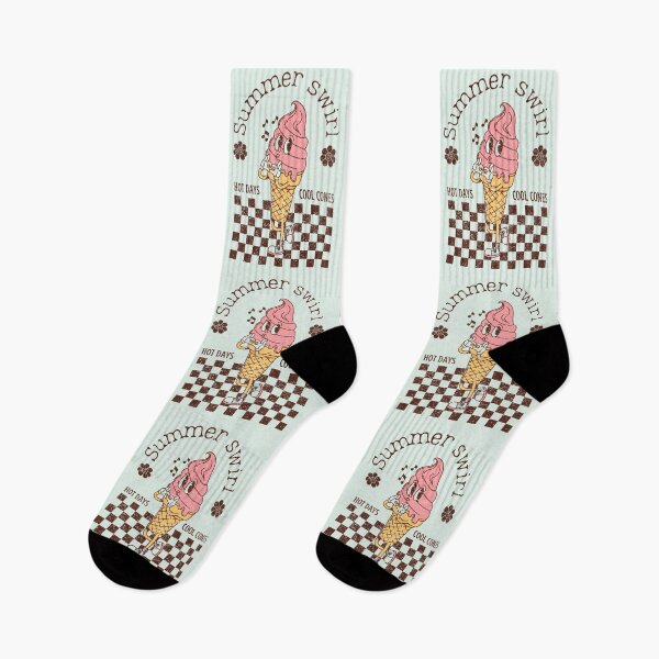 Item preview, Summer swirl whistling soft serve vintage aesthetic designed and sold by InkRiot Studios.