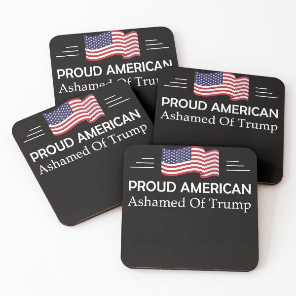 Item preview, Proud American Ashamed Of Trump designed and sold by anaotradnova.