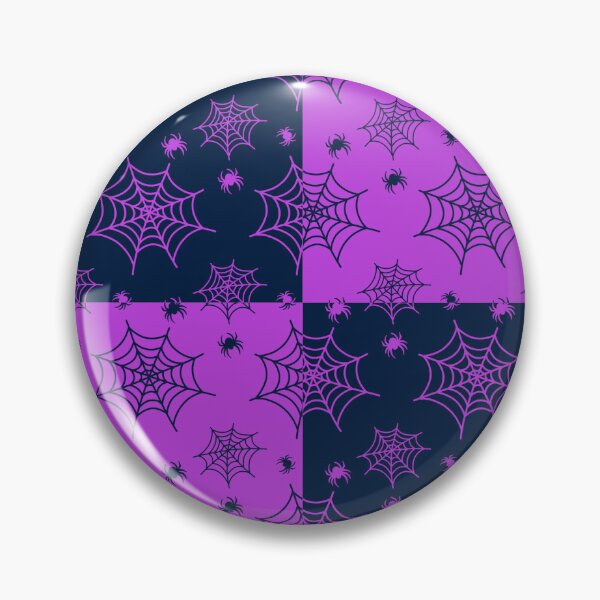 Item preview, Dark blue and violet interchange web pattern designed and sold by serenebookworm.