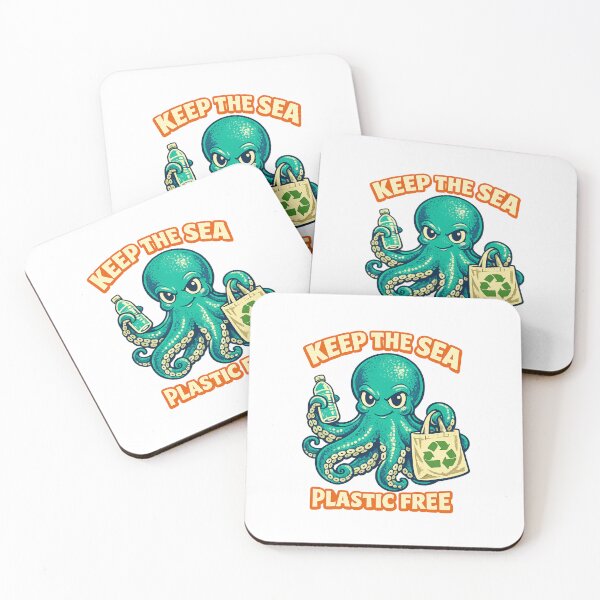 Item preview, Keep the Sea Plastic Free designed and sold by LuveraxArt.