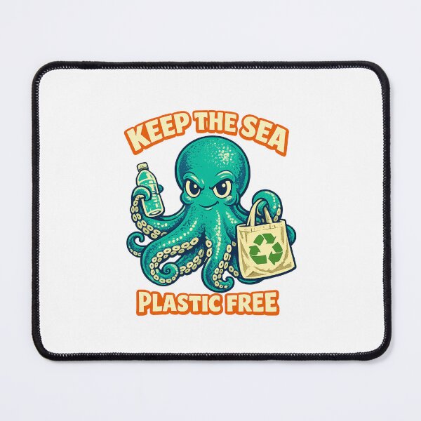 Item preview, Keep the Sea Plastic Free designed and sold by LuveraxArt.