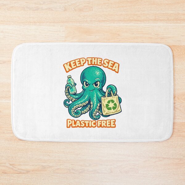 Item preview, Keep the Sea Plastic Free designed and sold by LuveraxArt.