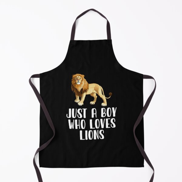 Item preview, Just A Boy Who Loves Lions  designed and sold by CosmoKitsch.