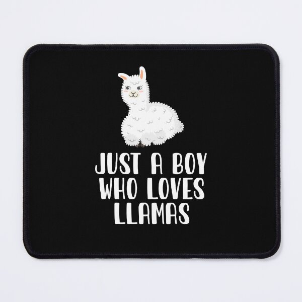 Item preview, Just A Boy Who Loves LLamas  designed and sold by CosmoKitsch.