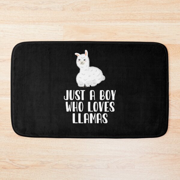 Item preview, Just A Boy Who Loves LLamas  designed and sold by CosmoKitsch.