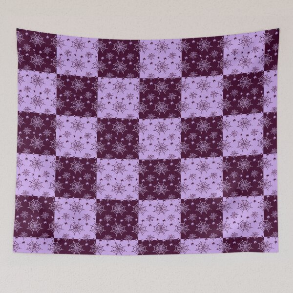 Item preview, Amethyst and light purple interchange web pattern designed and sold by serenebookworm.