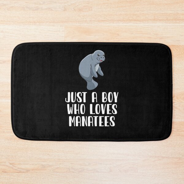 Item preview, Just A Boy Who Loves Manatees  designed and sold by CosmoKitsch.