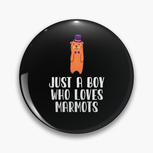Item preview, Just A Boy Who Loves Marmots  designed and sold by CosmoKitsch.