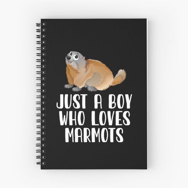 Item preview, Just A Boy Who Loves Marmots designed and sold by CosmoKitsch.