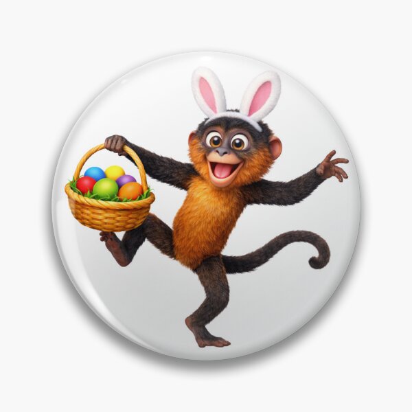 Item preview, Easter Spider Monkey designed and sold by Sillytoe.