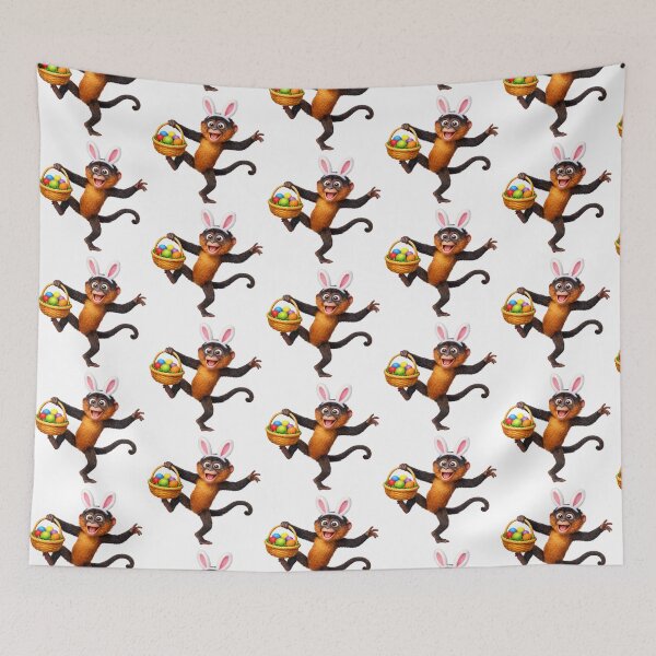 Item preview, Easter Spider Monkey designed and sold by Sillytoe.