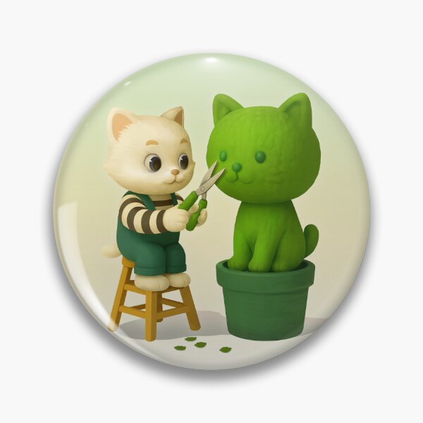 Item preview, Cat Gardener Topiary Trim Mode Surreal designed and sold by ZKOZKOHI.