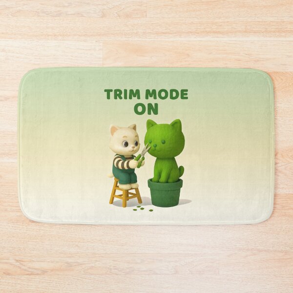 Item preview, Cat Gardener Topiary Trim Mode Surreal designed and sold by ZKOZKOHI.