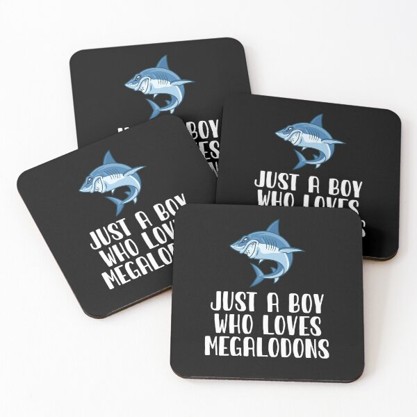 Item preview, Just A Boy Who Loves Megalodons  designed and sold by CosmoKitsch.