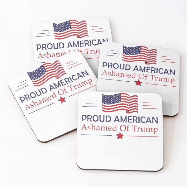 Item preview, Proud American Ashamed Of Trump designed and sold by anaotradnova.
