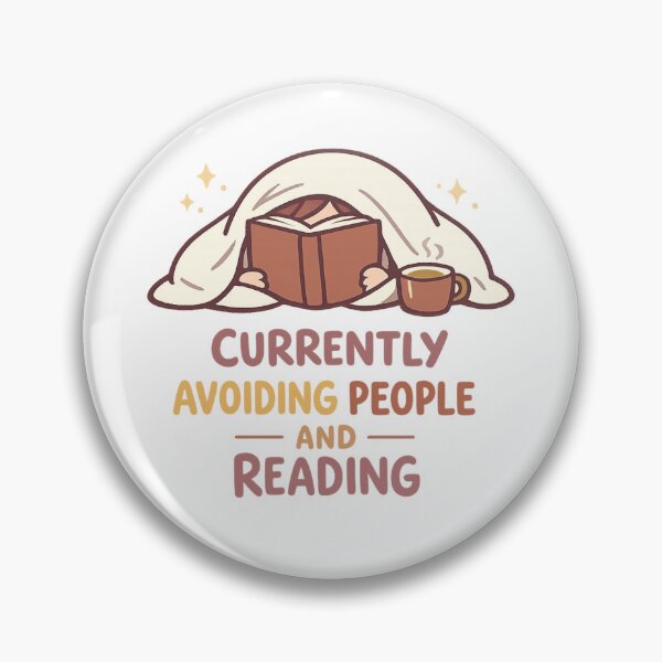 Item preview, Currently Avoiding People and Reading Funny Book Lover  designed and sold by Ora-kuro.