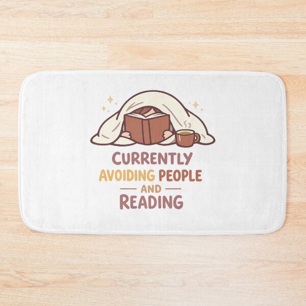 Item preview, Currently Avoiding People and Reading Funny Book Lover  designed and sold by Ora-kuro.