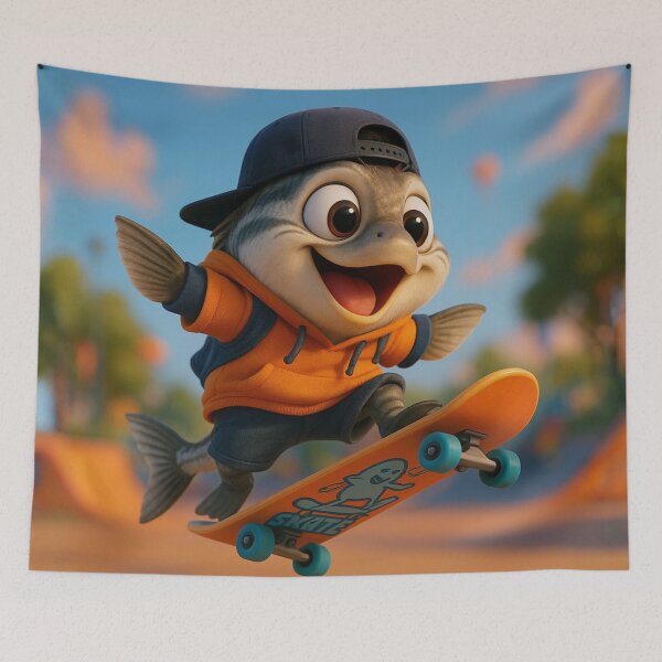 Item preview, Skater Striped Bass designed and sold by Sillytoe.